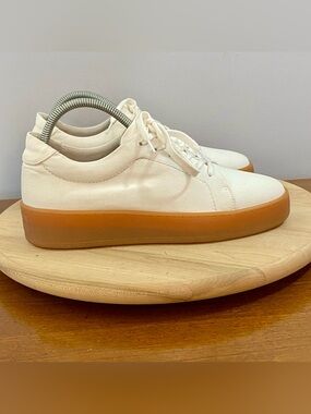 Jenni Kayne Canvas Skater Cream White Sneakers Women’s EU 39 US 9 Casual